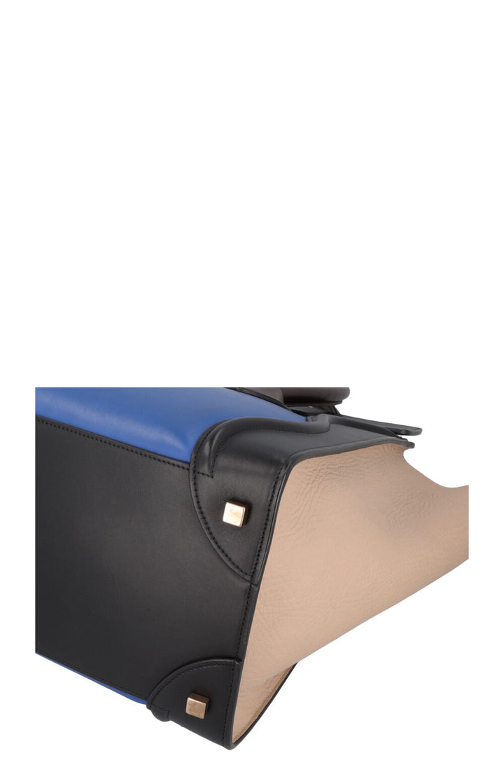 CÉLINE Mini Luggage Leather Blue Black Beige Brown