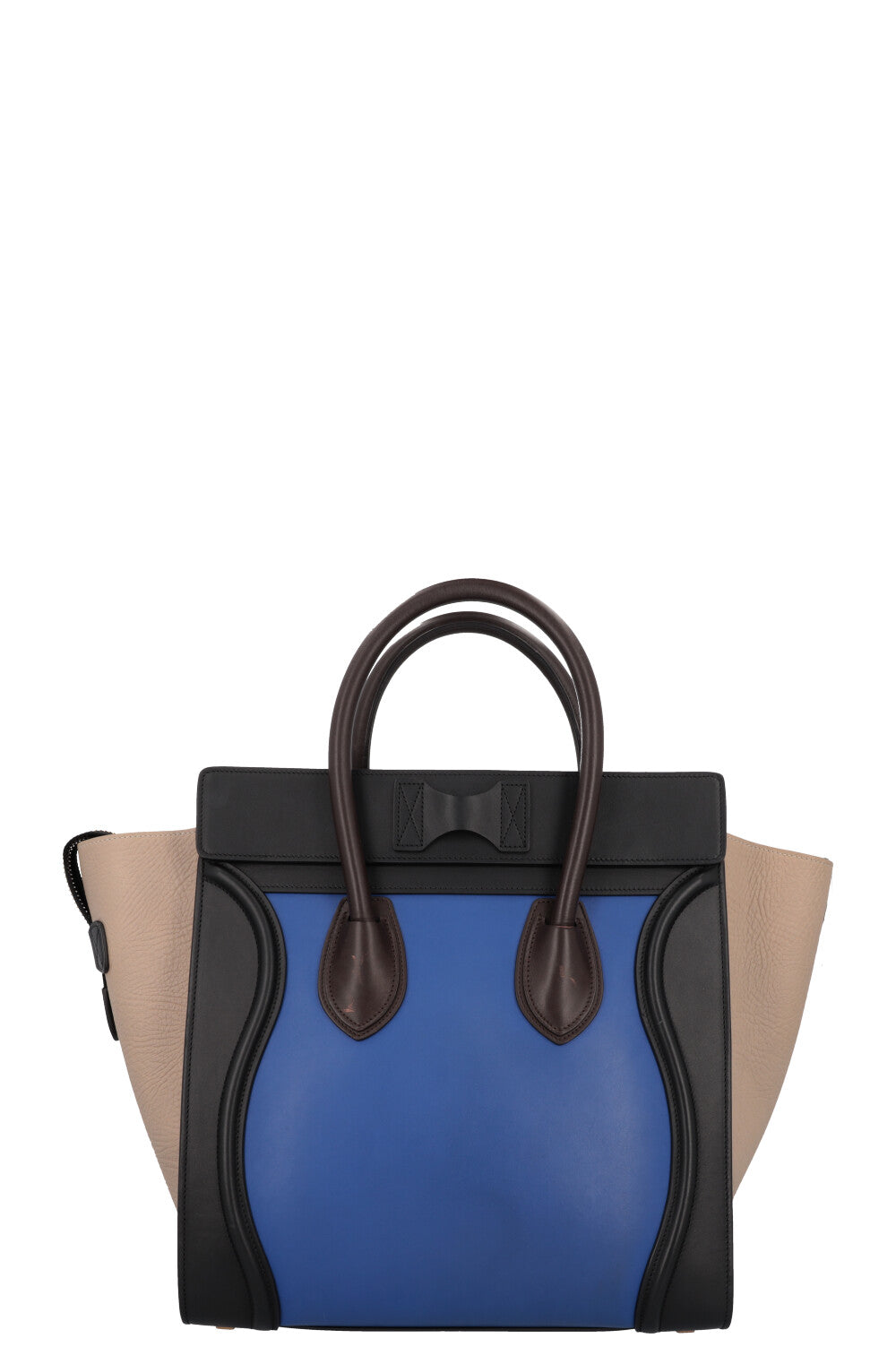 CÉLINE Mini Luggage Leather Blue Black Beige Brown