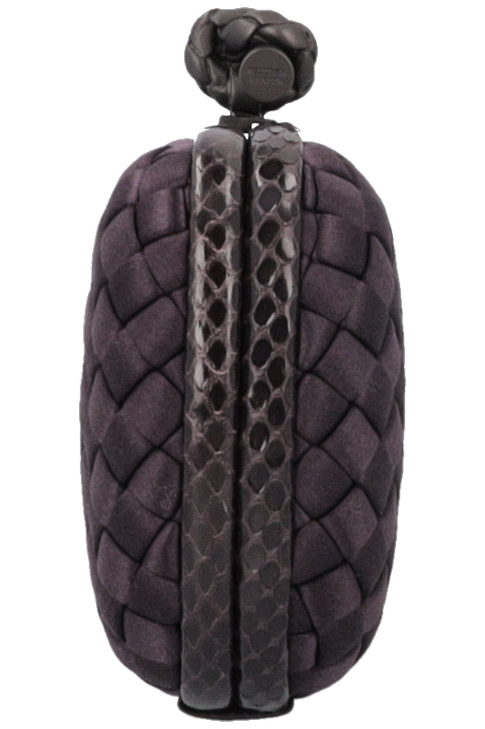 BOTTEGA VENETA Knot Clutch Intrecciato Purple