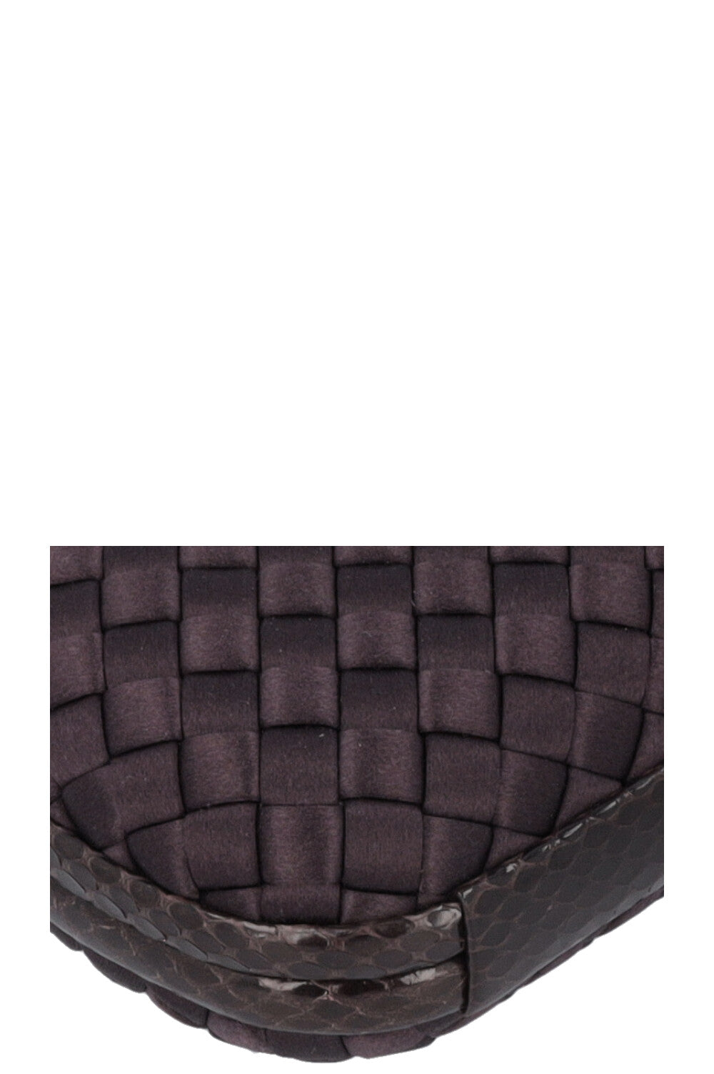 BOTTEGA VENETA Knot Clutch Intrecciato Purple
