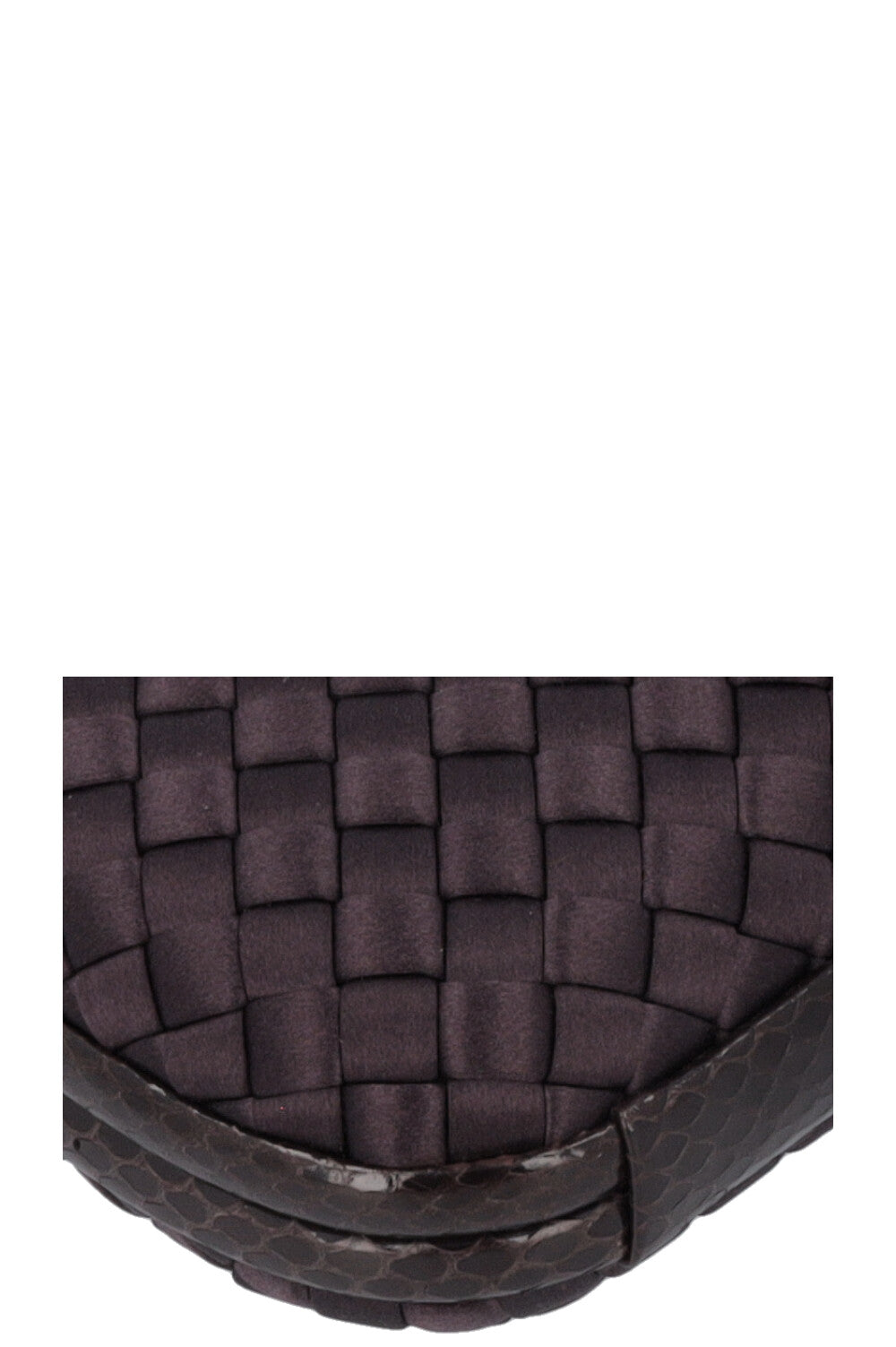 BOTTEGA VENETA Knot Clutch Intrecciato Purple