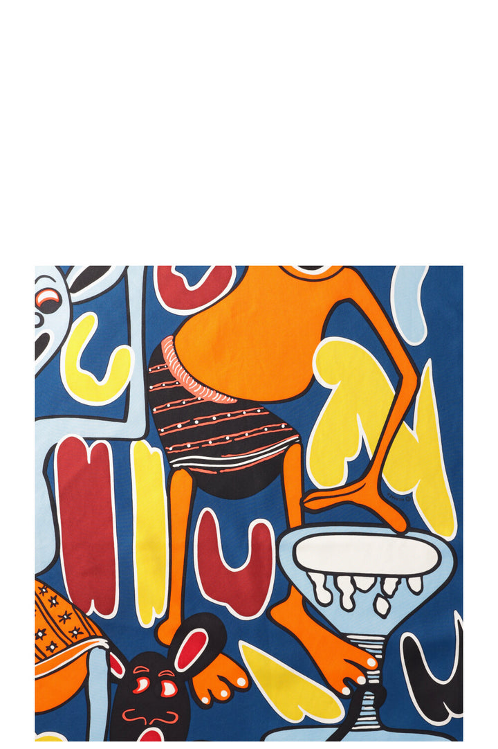 HERMÈS Lilanga Carré 90 Silk Multicolor