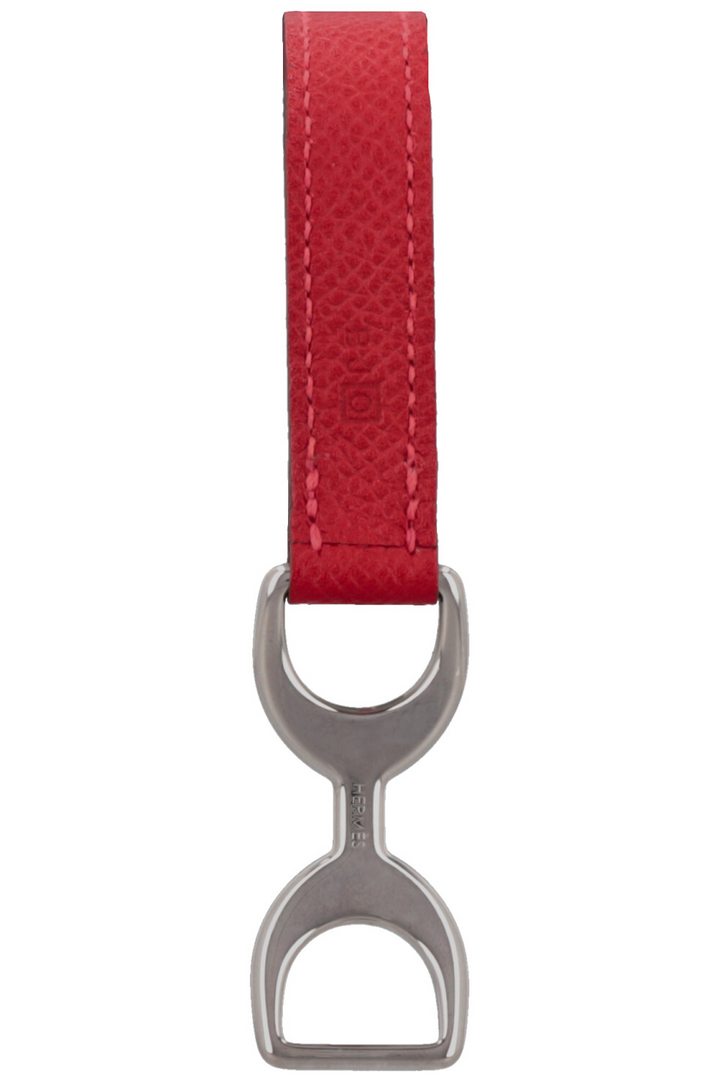 HERMÈS Double Tour Pavane Bracelet Epsom Red