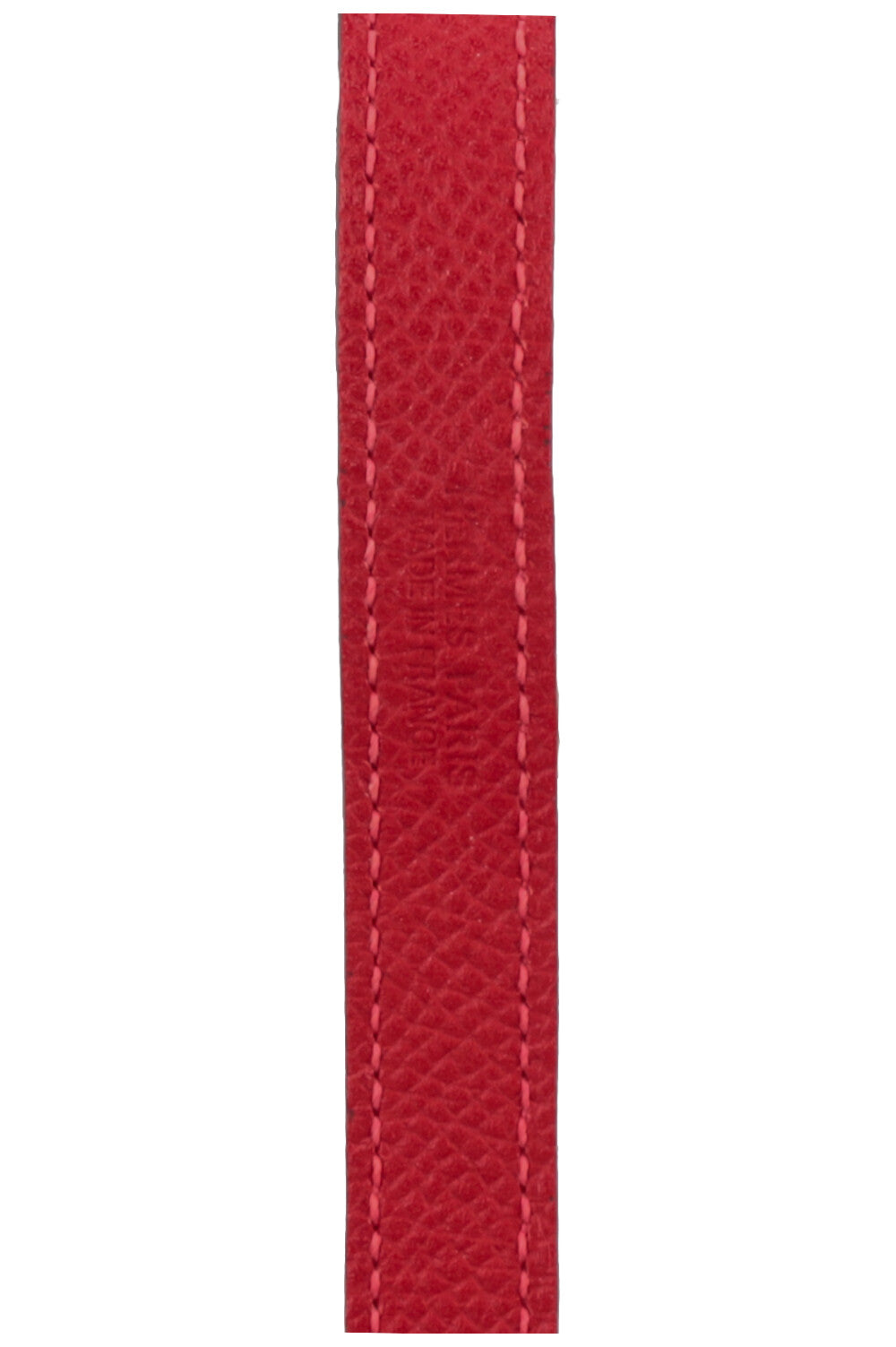 HERMÈS Double Tour Pavane Bracelet Epsom Red