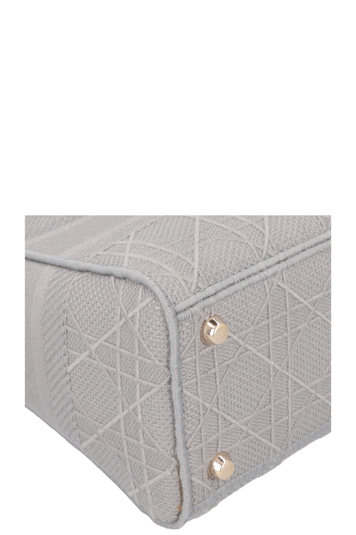 CHRISTIAN DIOR Lady D-Lite Cannage Canvas Grey