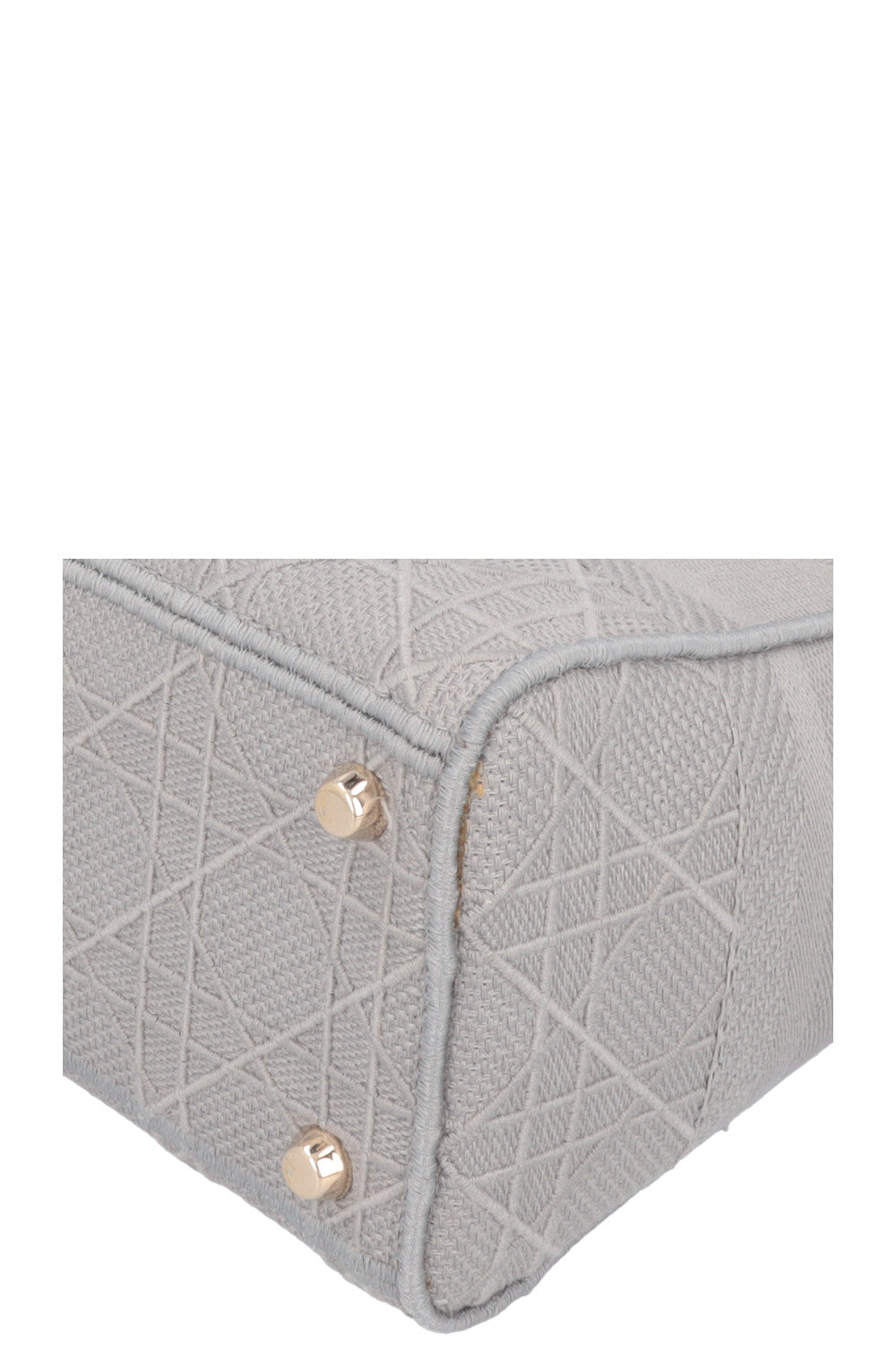 CHRISTIAN DIOR Lady D-Lite Cannage Canvas Grey