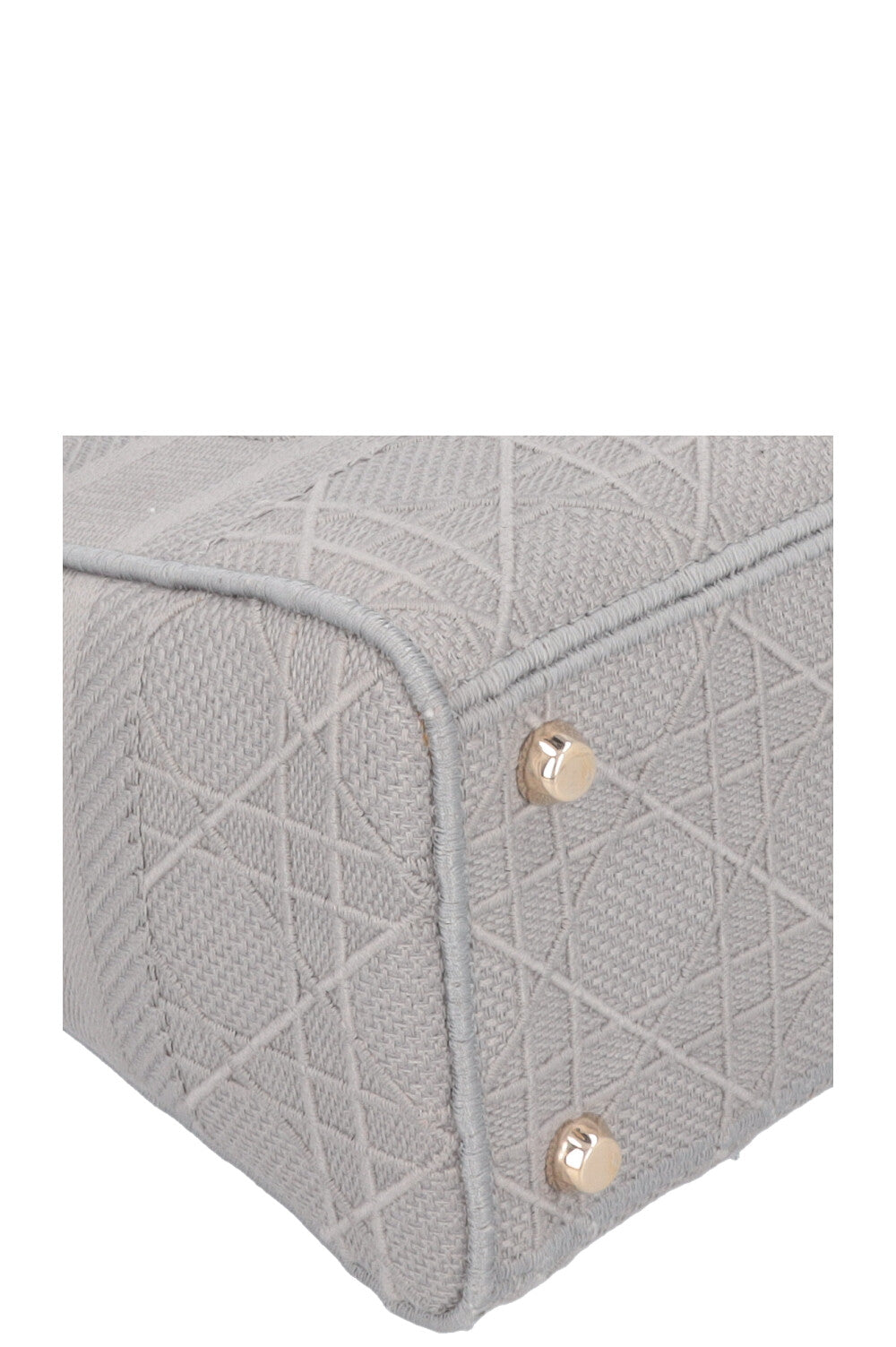 CHRISTIAN DIOR Lady D-Lite Cannage Canvas Grey