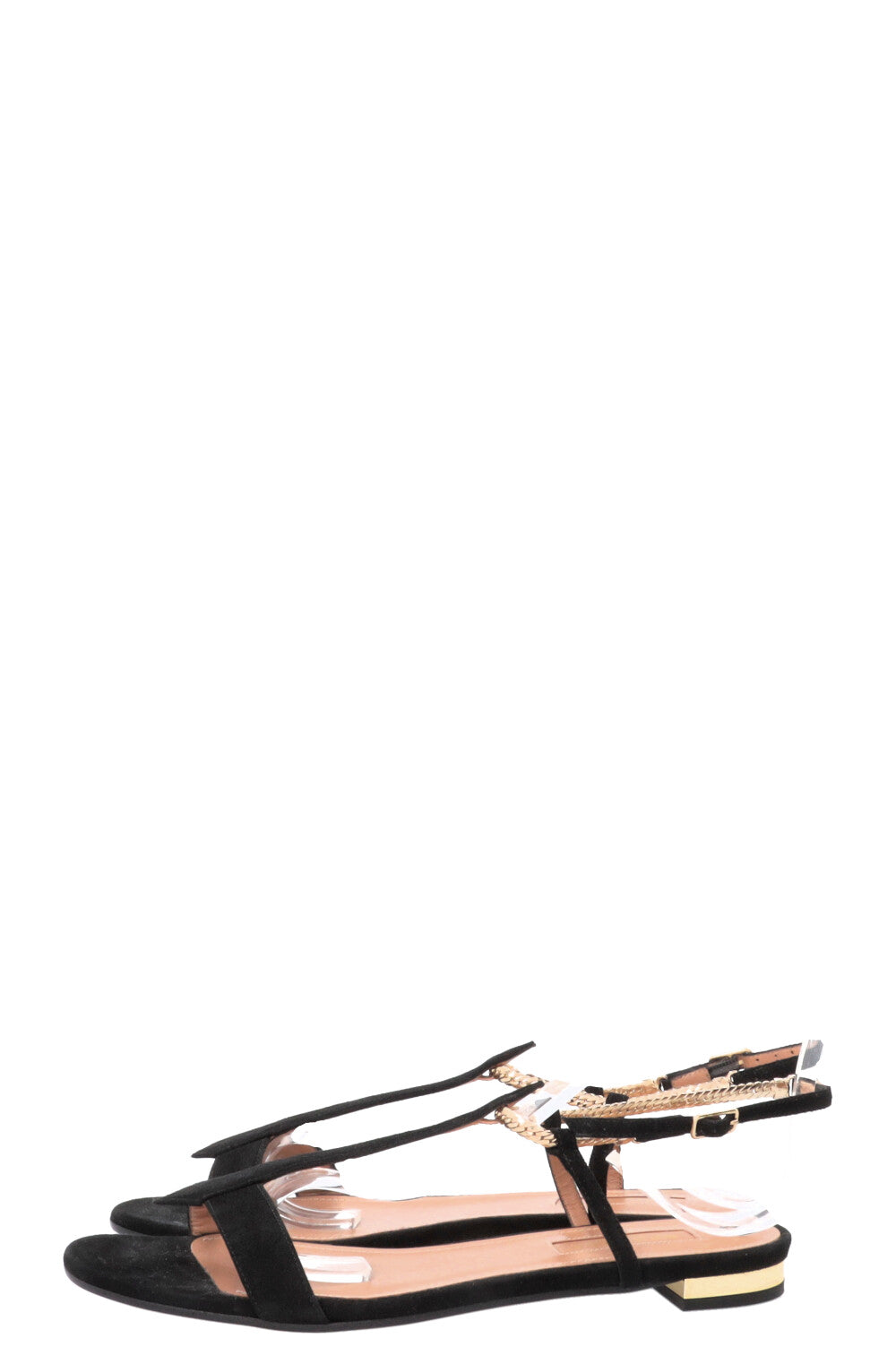 AQUAZURRA Vogue Sandals Suede Black