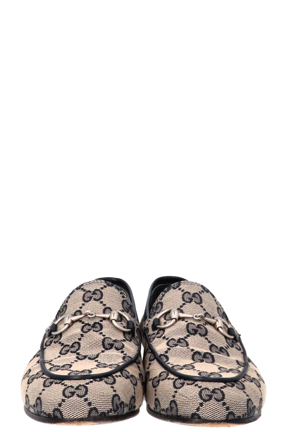 GUCCI Jordaan Loafers Supreme Canvas Navy