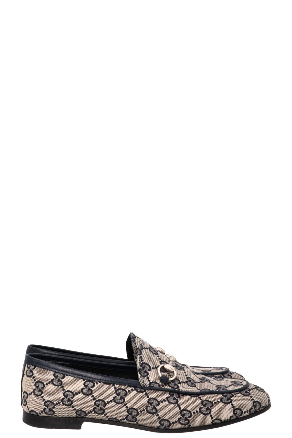 GUCCI Jordaan Loafers Supreme Canvas Navy
