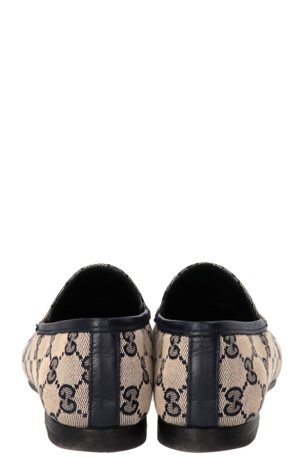 GUCCI Jordaan Loafers Supreme Canvas Navy