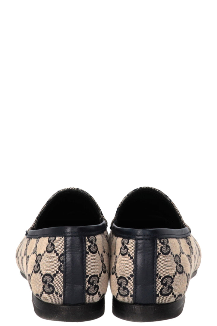 GUCCI Jordaan Loafers Supreme Canvas Navy