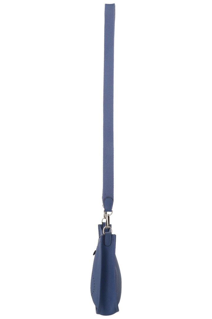 HERMÈS Mini Evelyne TPM 16 Clemence Bleu Brighton