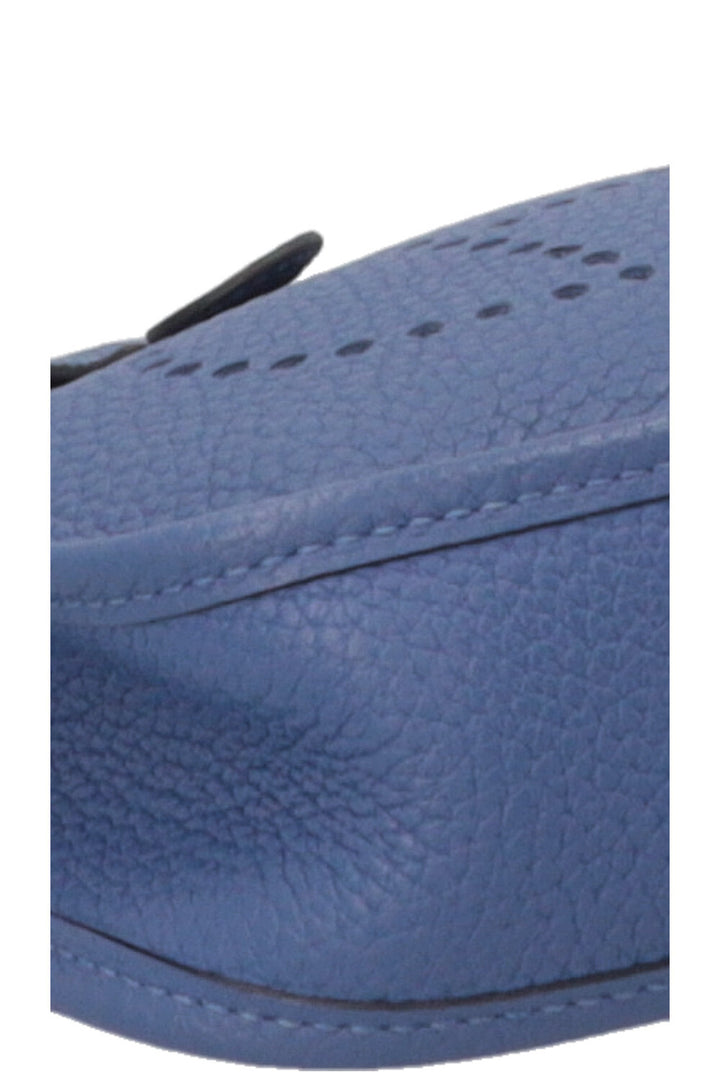 HERMÈS Mini Evelyne TPM 16 Clemence Bleu Brighton