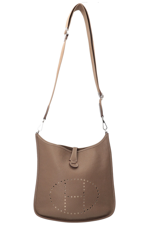 HERMÈS Evelyne III PM Clemence Etoupe