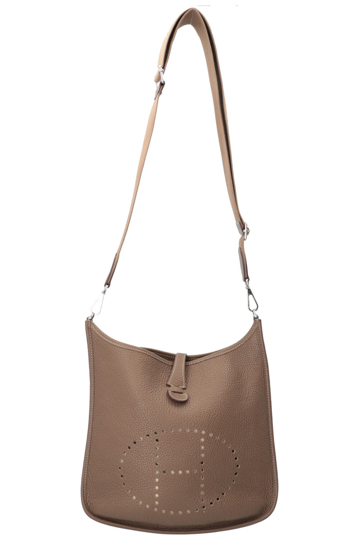 HERMÈS Evelyne III PM Clemence Etoupe