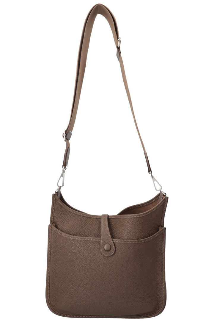 HERMÈS Evelyne III PM Clemence Etoupe