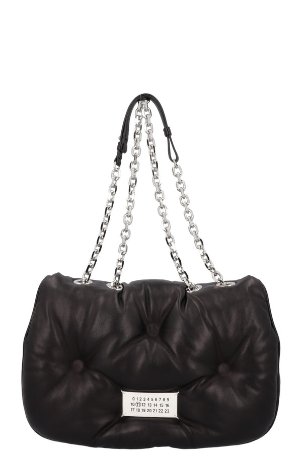 MAISON MARGIELA Glam Slam Flap Bag Medium Black