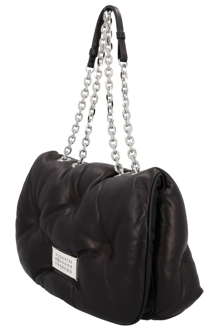 MAISON MARGIELA Glam Slam Flap Bag Medium Black