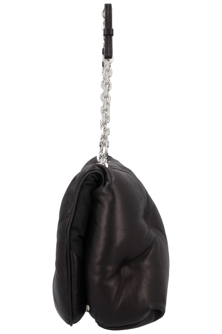 MAISON MARGIELA Glam Slam Flap Bag Medium Black