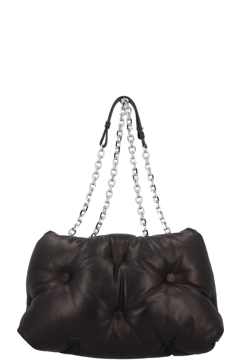 MAISON MARGIELA Glam Slam Flap Bag Medium Black