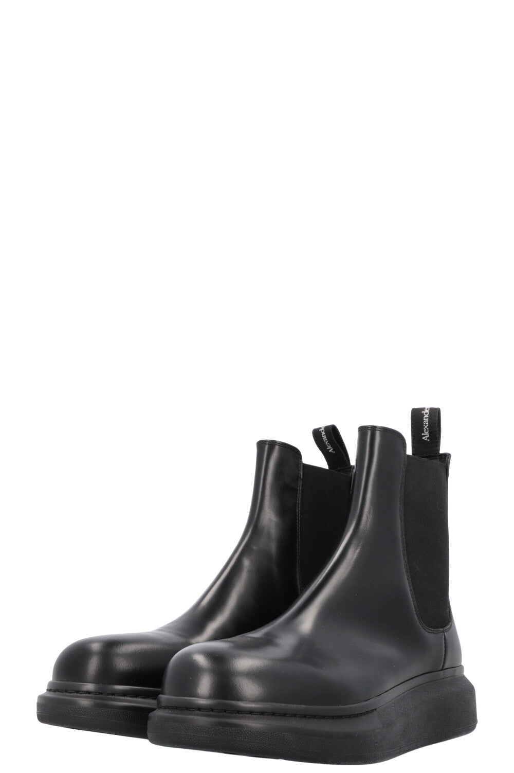 ALEXANDER MCQUEEN Boots Leather Black – REAWAKE