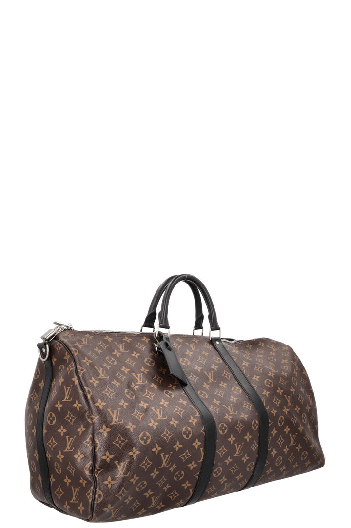 LOUIS VUITTON Keepall Bandouliere 55 MNG Canvas