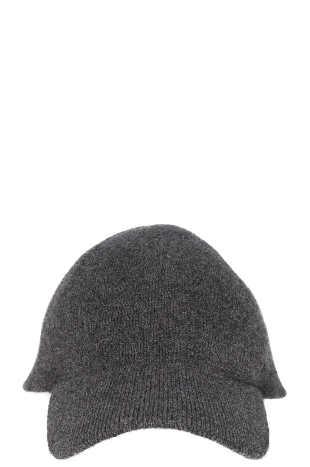Casquette de baseball en maille logo SAINT LAURENT Gris cachemire