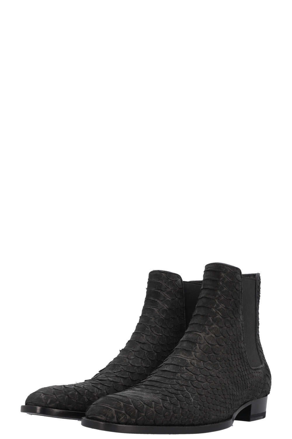 saint laurent python boots