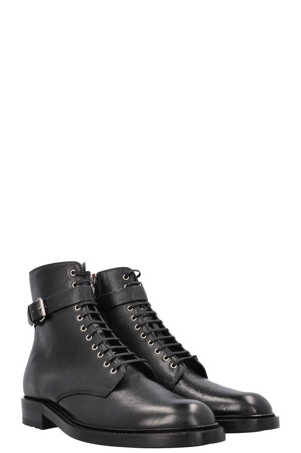 Bottines à boucle Army SAINT LAURENT noires