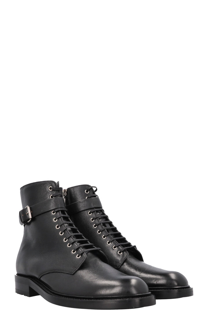 Bottines à boucle Army SAINT LAURENT noires