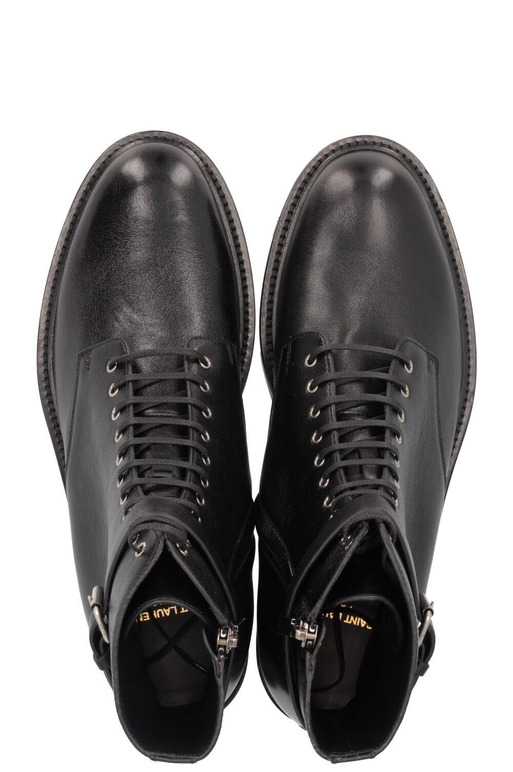 Bottines à boucle Army SAINT LAURENT noires