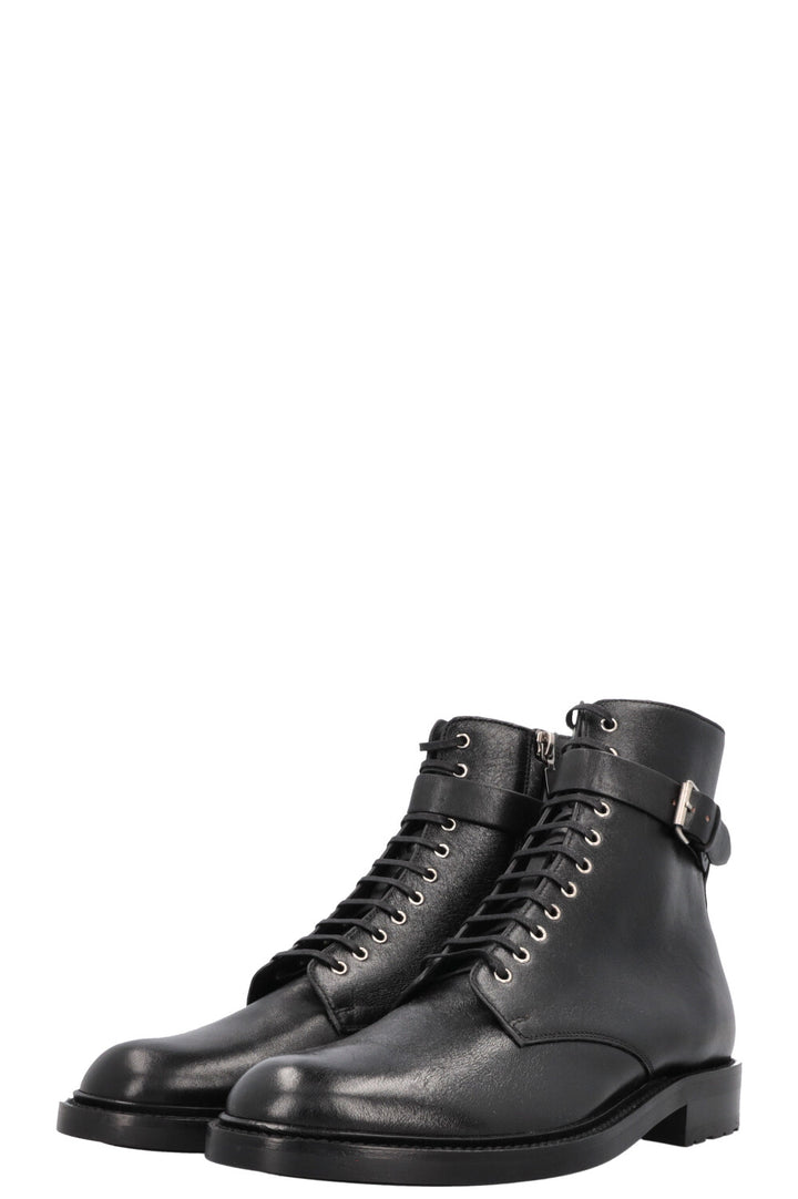 Bottines à boucle Army SAINT LAURENT noires