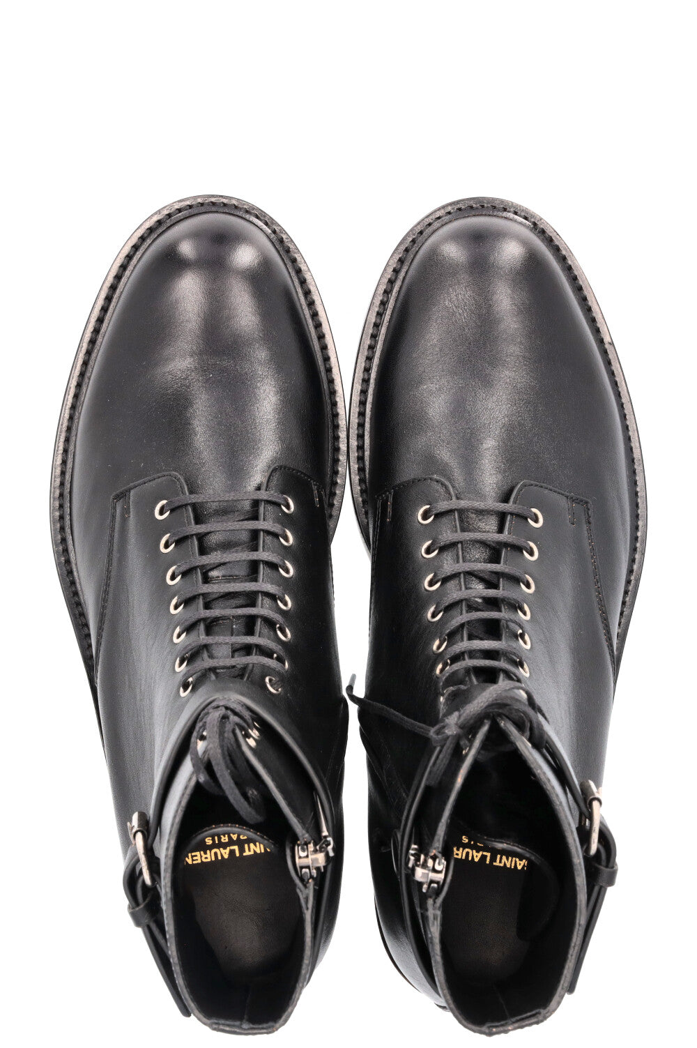 Bottines à boucle Army SAINT LAURENT noires