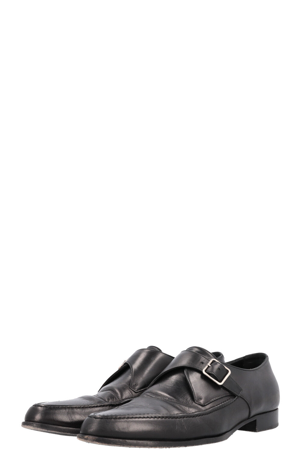 SAINT LAURENT Suit Flats Leather Black