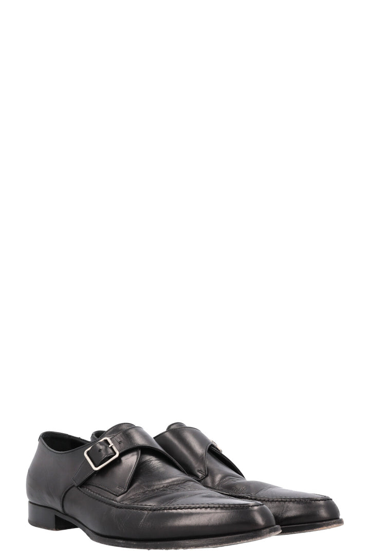 SAINT LAURENT Suit Flats Leather Black