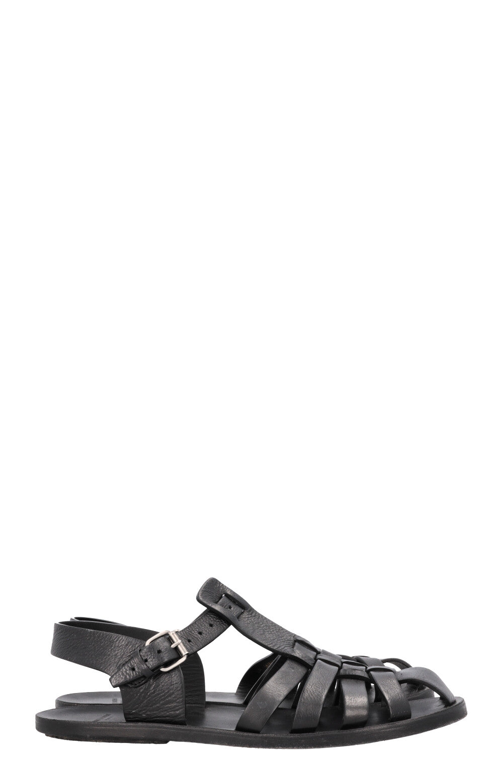 SAINT LAURENT Sandals Leather Black
