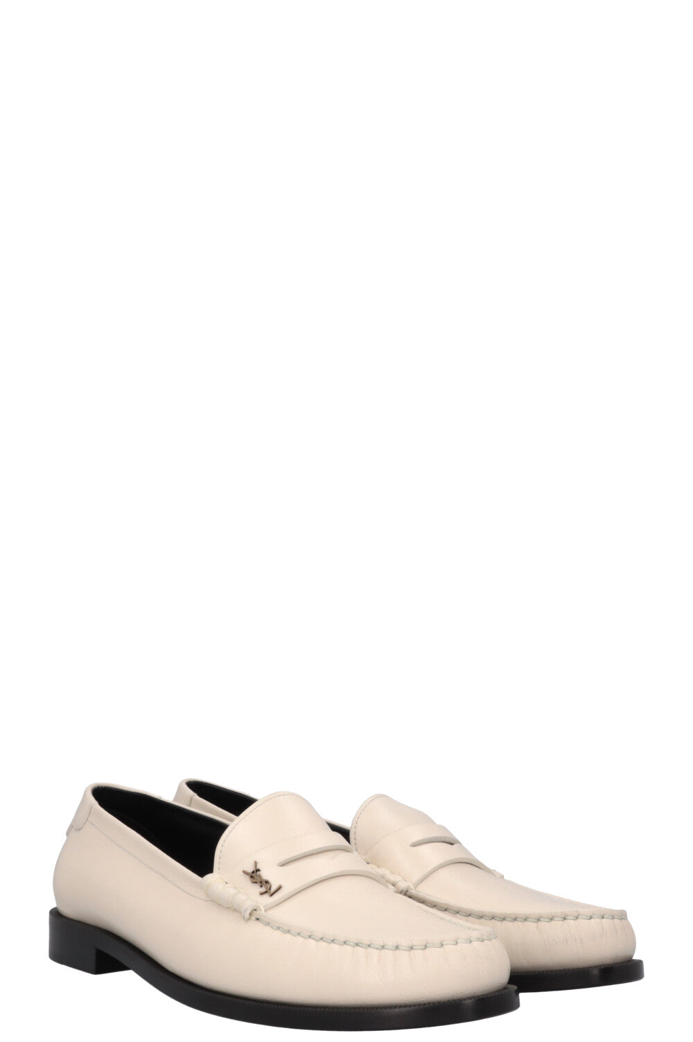 SAINT LAURENT Le Loafer Ivory