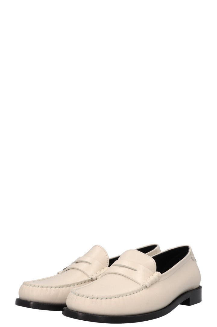 SAINT LAURENT Le Mocassin Ivoire