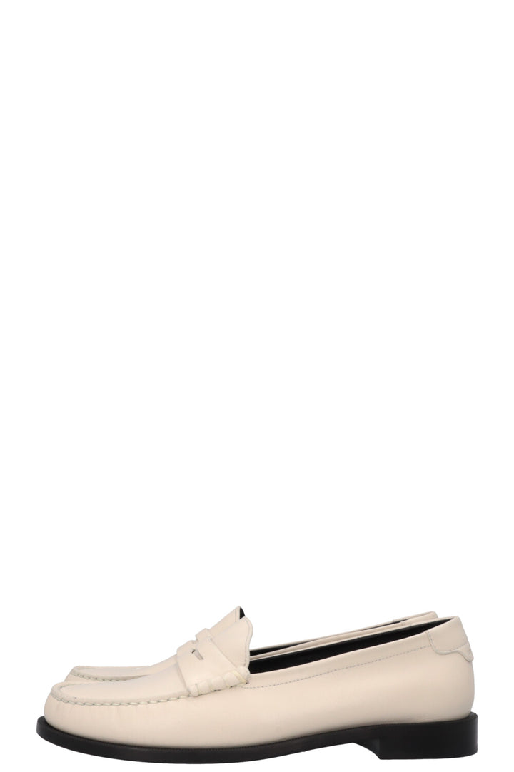 SAINT LAURENT Le Mocassin Ivoire