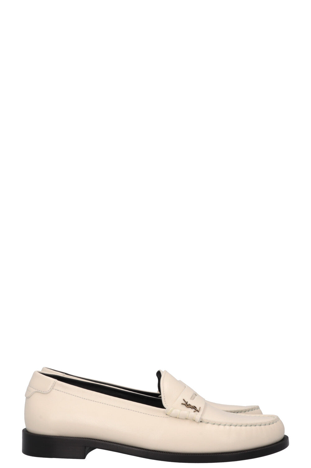 SAINT LAURENT Le Mocassin Ivoire