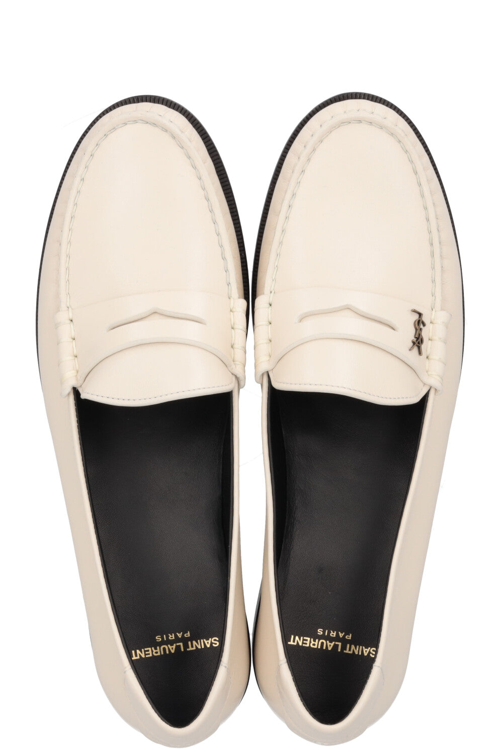 SAINT LAURENT Le Mocassin Ivoire