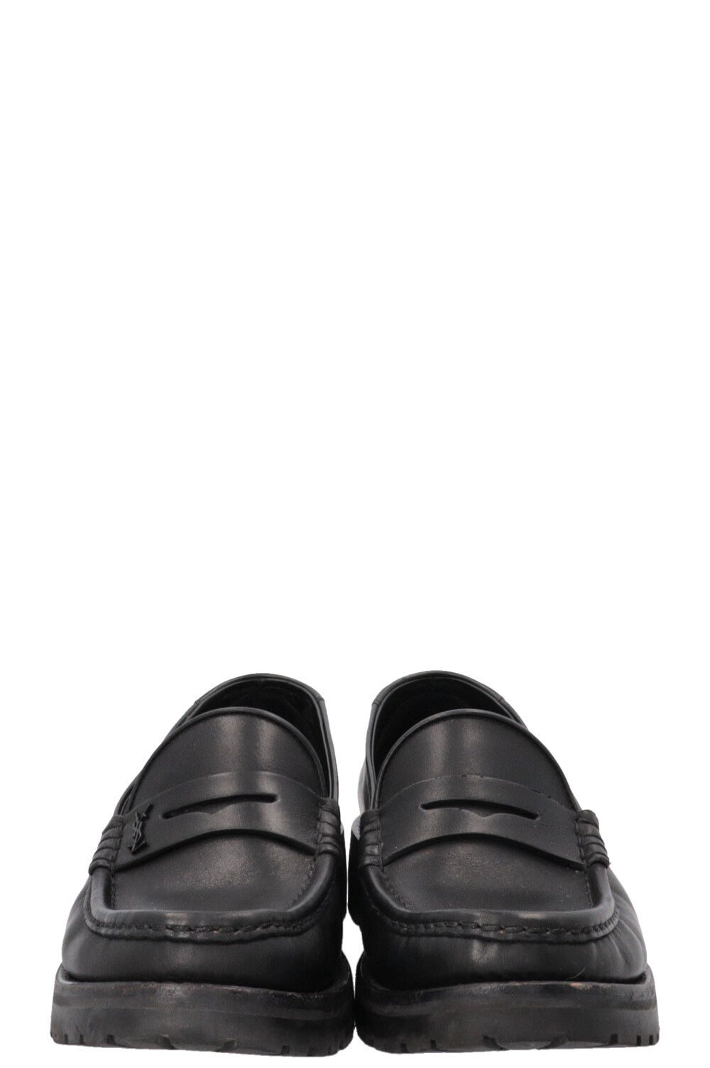 SAINT LAURENT Le Loafers Cuir Noir