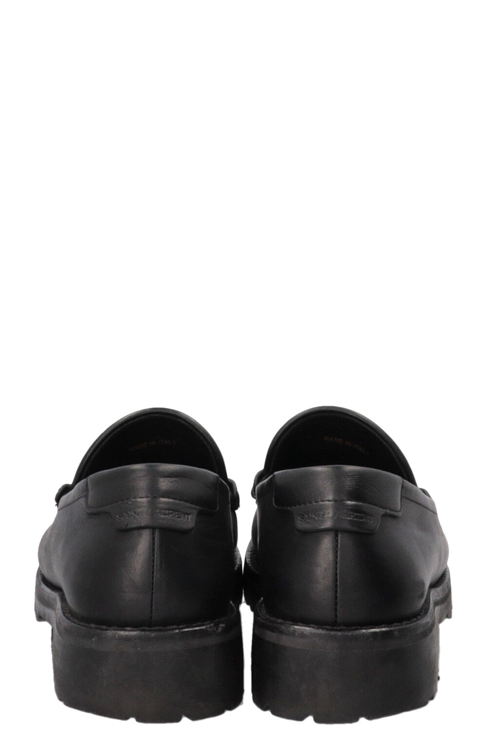 SAINT LAURENT Le Loafers Cuir Noir