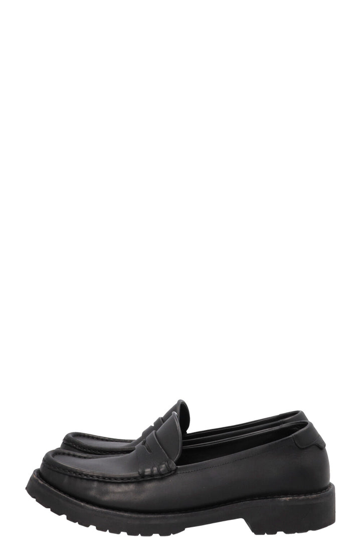 SAINT LAURENT Le Loafers Cuir Noir
