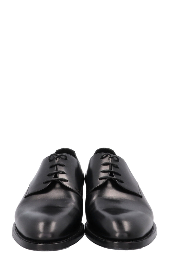SAINT LAURENT Derby Loafers Leather Black