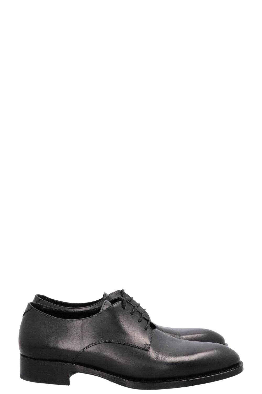 SAINT LAURENT Derby Loafers Leather Black