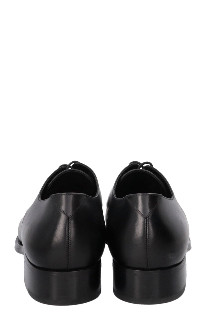 SAINT LAURENT Derby Loafers Leather Black