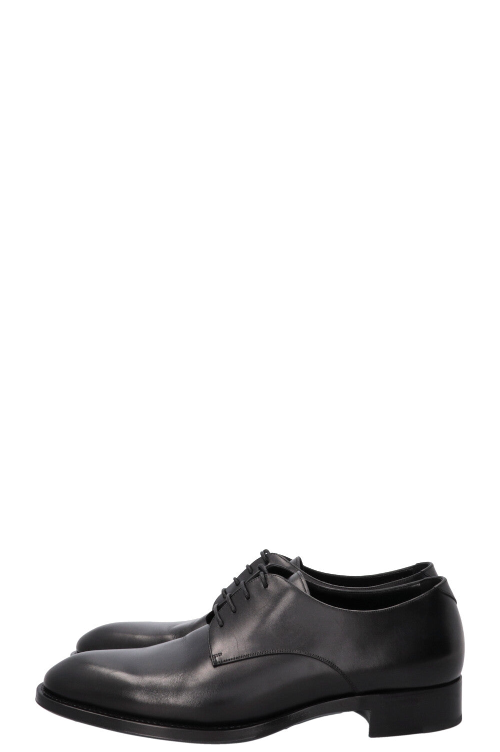 SAINT LAURENT Derby Loafers Leather Black