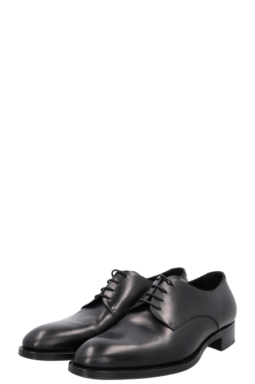 SAINT LAURENT Derby Loafers Leather Black